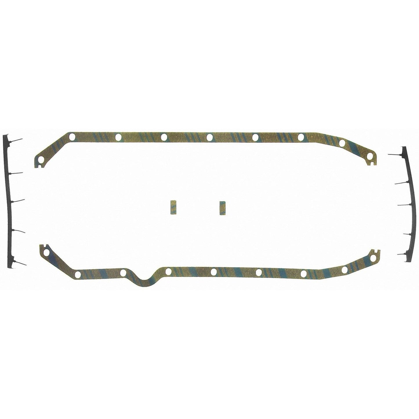 Top View of Engine Oil Pan Gasket Set FEL OS6412C