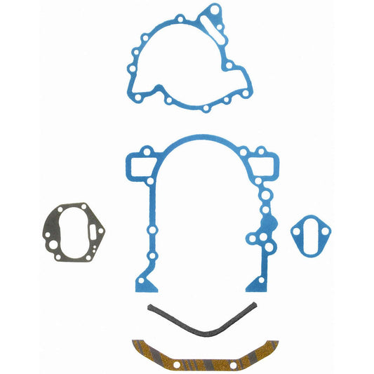 Top View of Engine Timing Cover Gasket Set FEL TCS13001