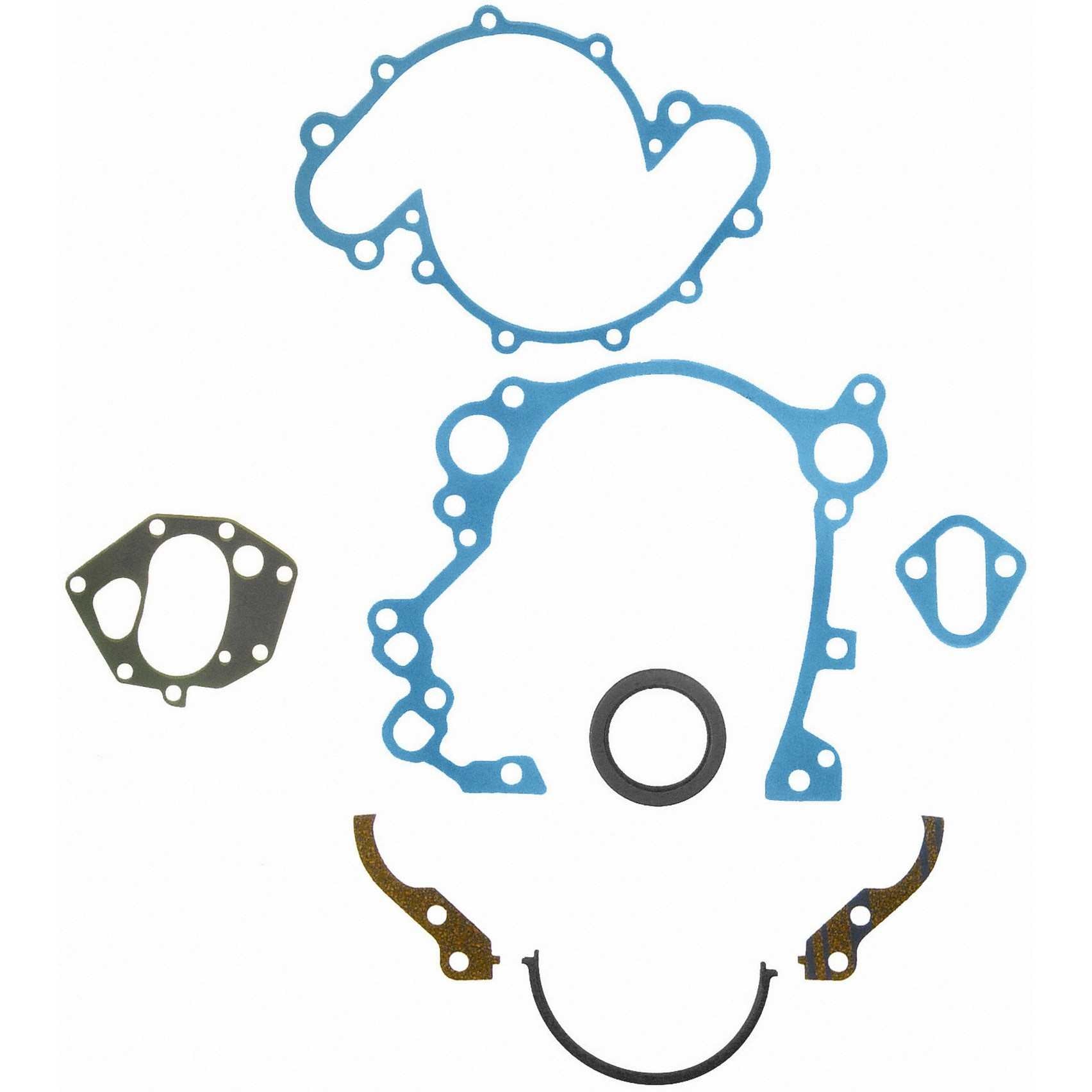 Top View of Engine Timing Cover Gasket Set FEL TCS45003