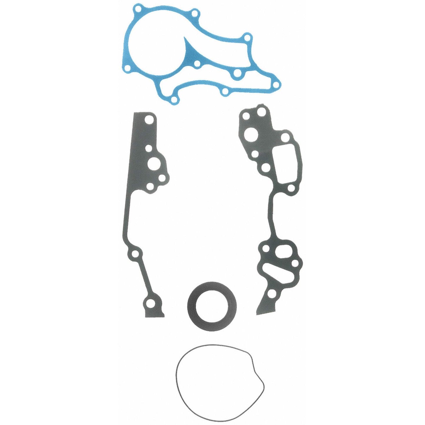 Top View of Engine Timing Cover Gasket Set FEL TCS45039