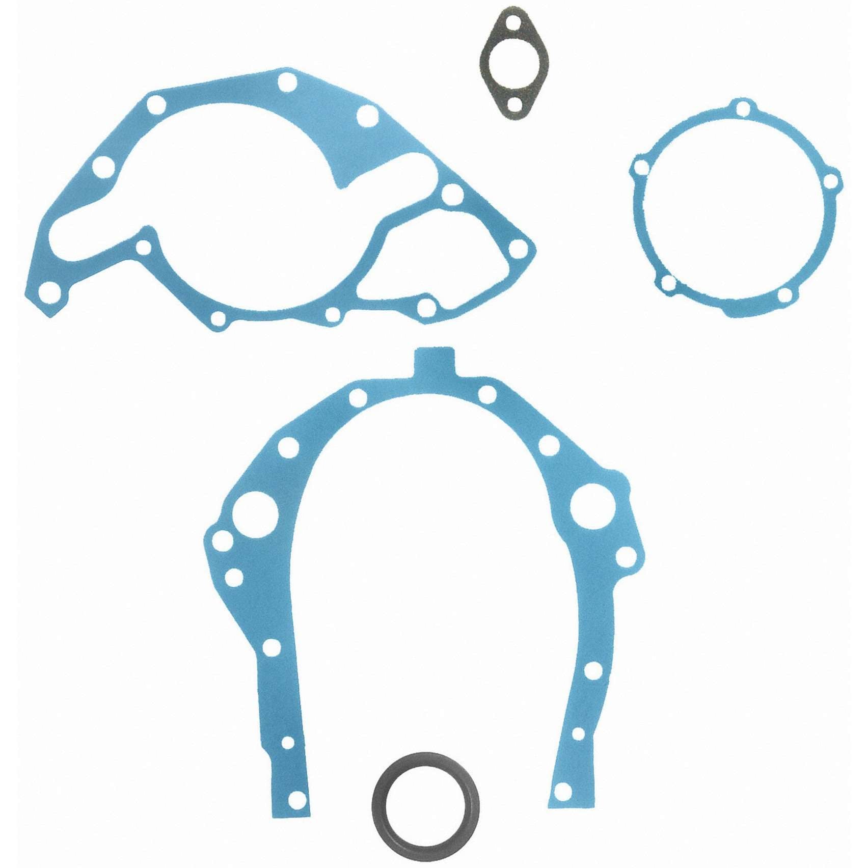 Top View of Engine Timing Cover Gasket Set FEL TCS45828