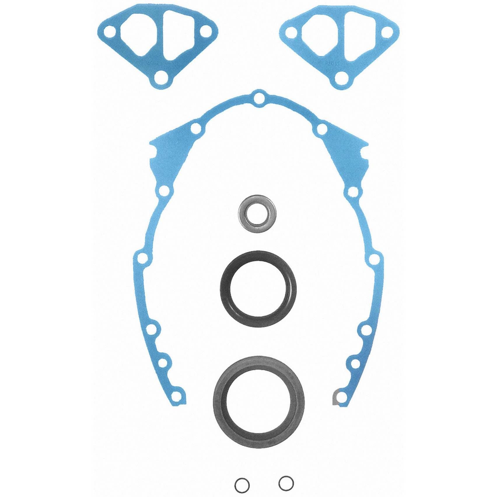 Top View of Engine Timing Cover Gasket Set FEL TCS45956