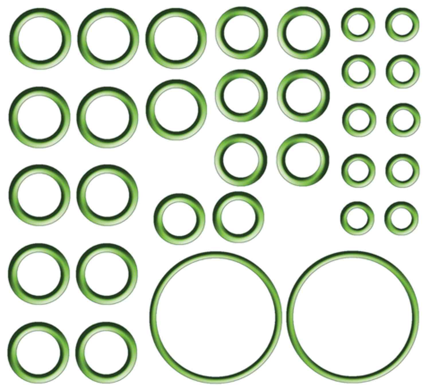 Top View of A/C Compressor Replacement Service Kit FOUR SEASONS 10593SK