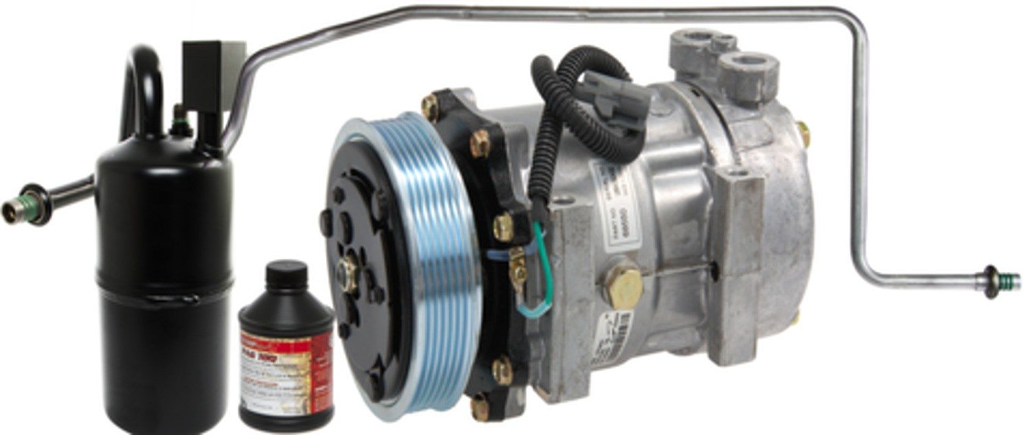 Angle View of A/C Compressor and Component Kit FOUR SEASONS 1643NK