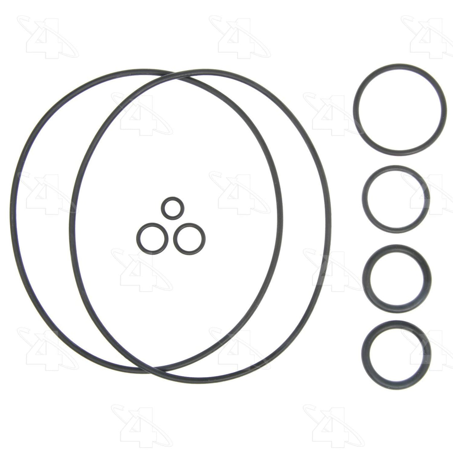 Front View of Fuel Injector O-Ring Kit FOUR SEASONS 24008