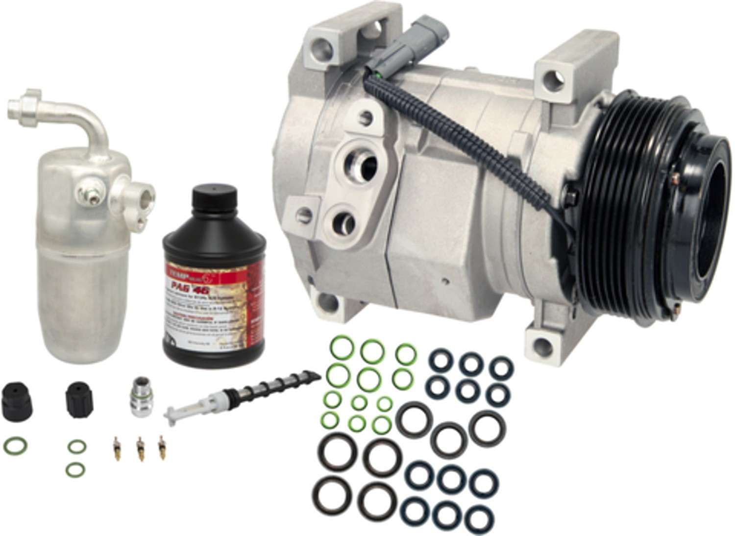 Angle View of A/C Compressor and Component Kit FOUR SEASONS 2607NK