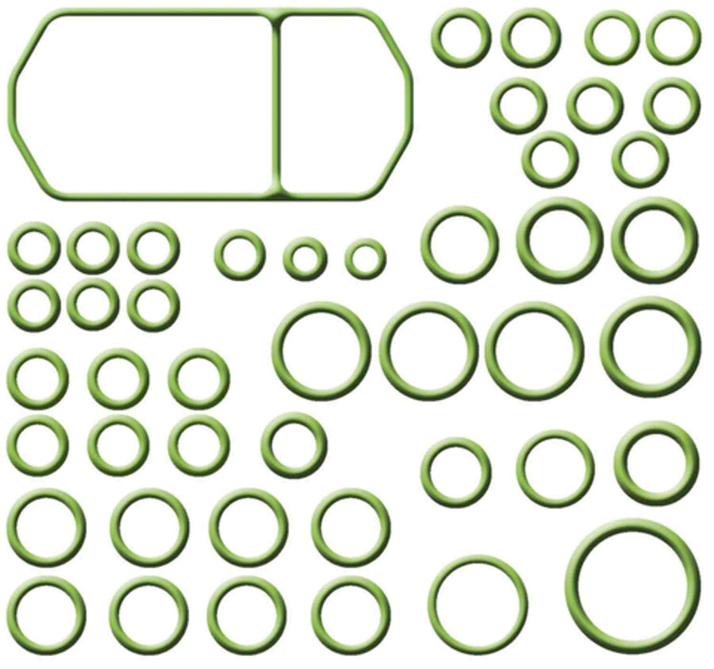 Angle View of A/C System O-Ring and Gasket Kit FOUR SEASONS 26754