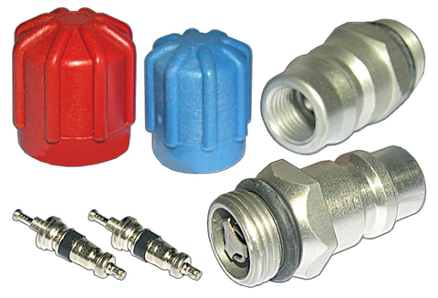 Angle View of A/C System Valve Core and Cap Kit FOUR SEASONS 26778