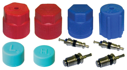 Angle View of A/C System Valve Core and Cap Kit FOUR SEASONS 26783