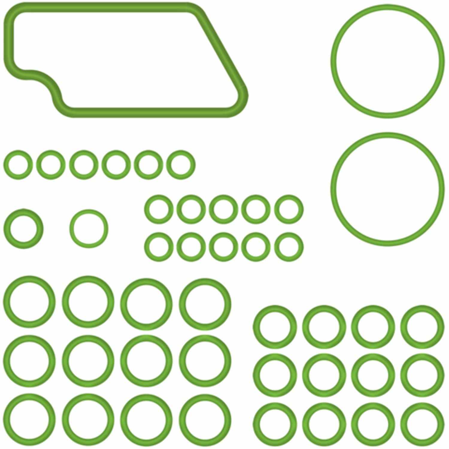 Angle View of A/C System O-Ring and Gasket Kit FOUR SEASONS 26816