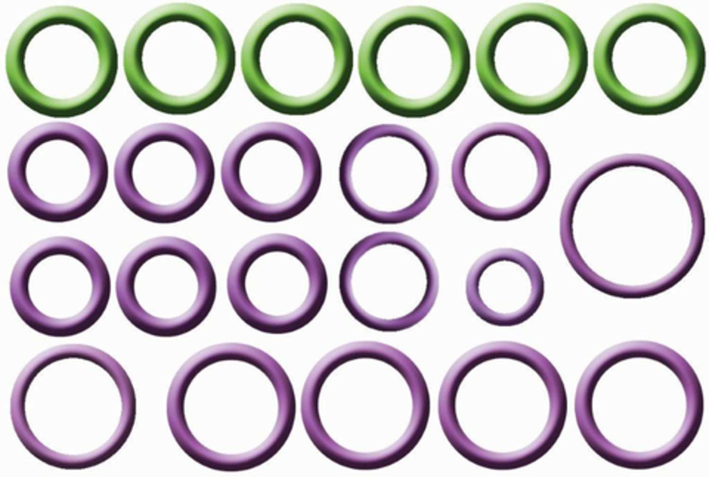 Angle View of A/C System O-Ring and Gasket Kit FOUR SEASONS 26833