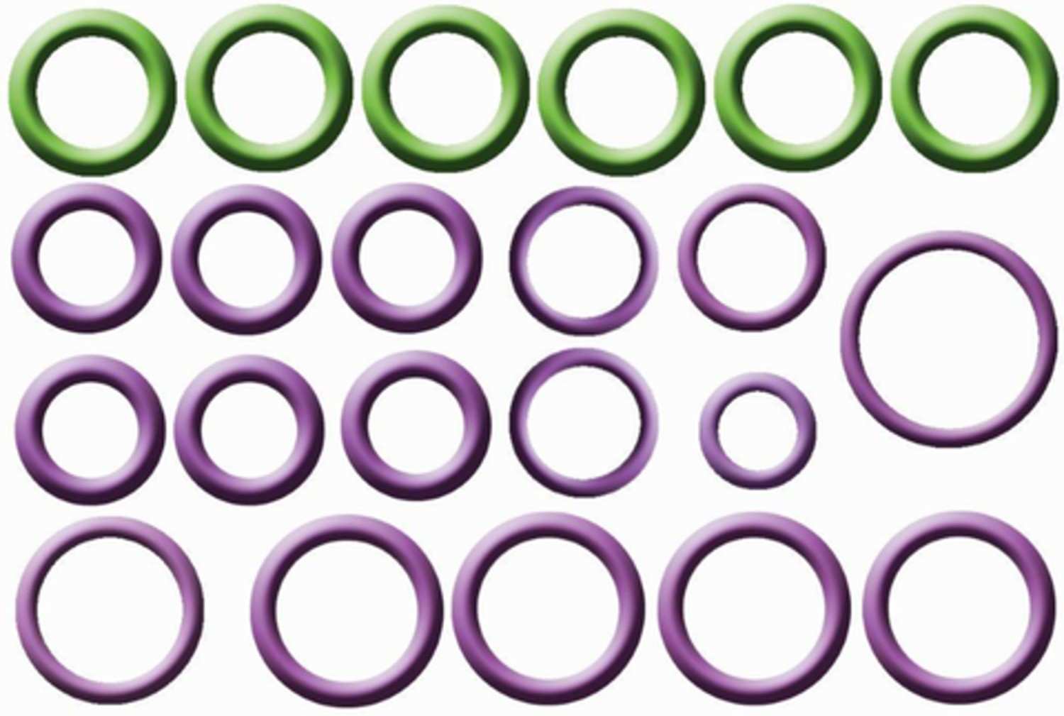 Angle View of A/C System O-Ring and Gasket Kit FOUR SEASONS 26833