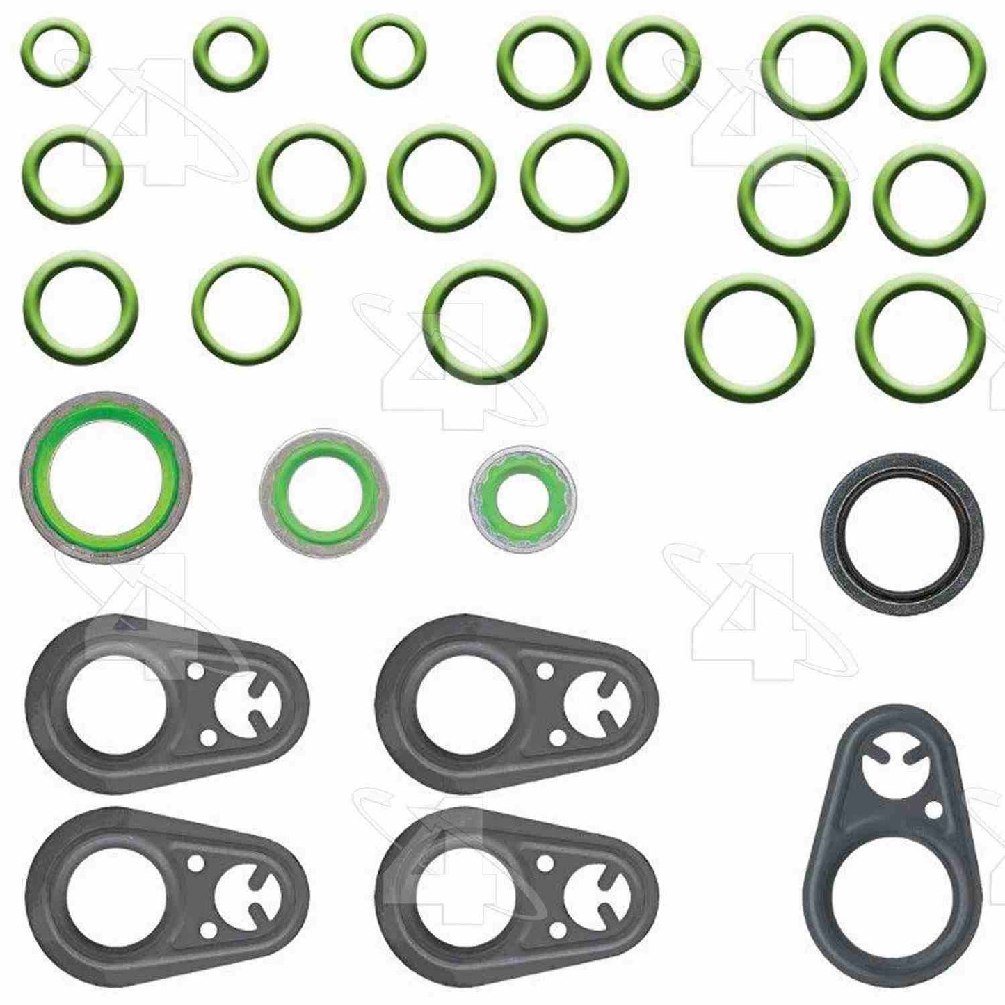 Front View of A/C System O-Ring and Gasket Kit FOUR SEASONS 26839