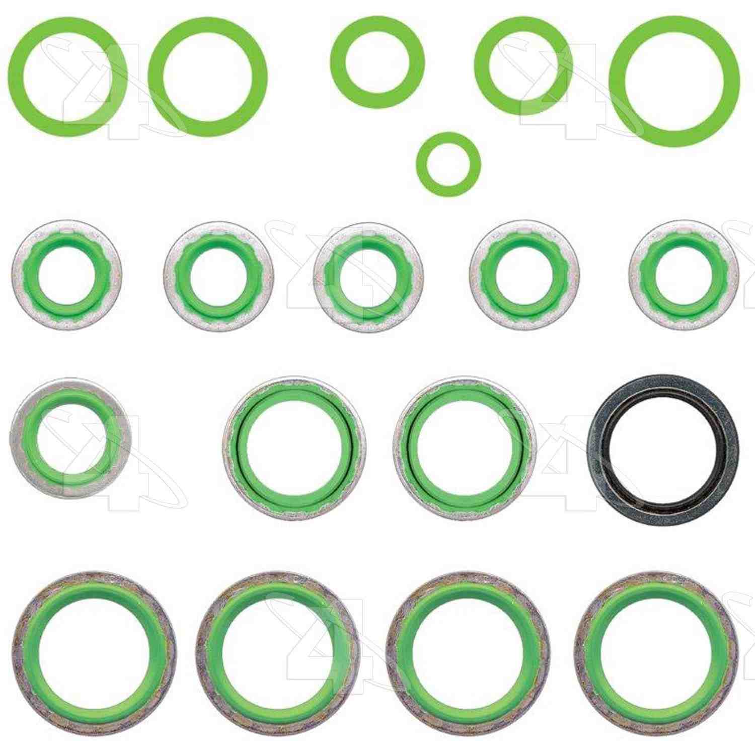 Front View of A/C System O-Ring and Gasket Kit FOUR SEASONS 26842