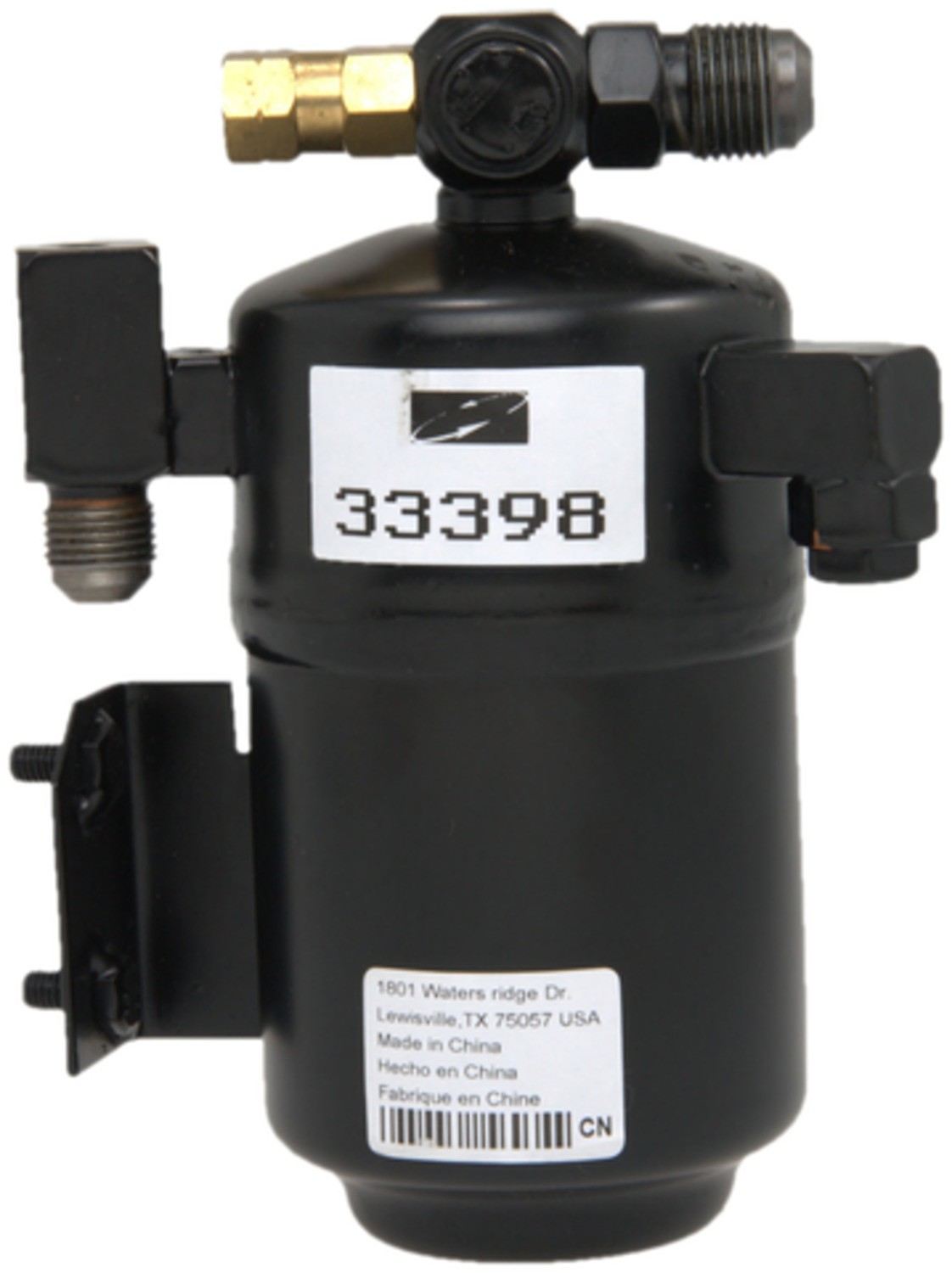 Front View of A/C Receiver Drier FOUR SEASONS 33398