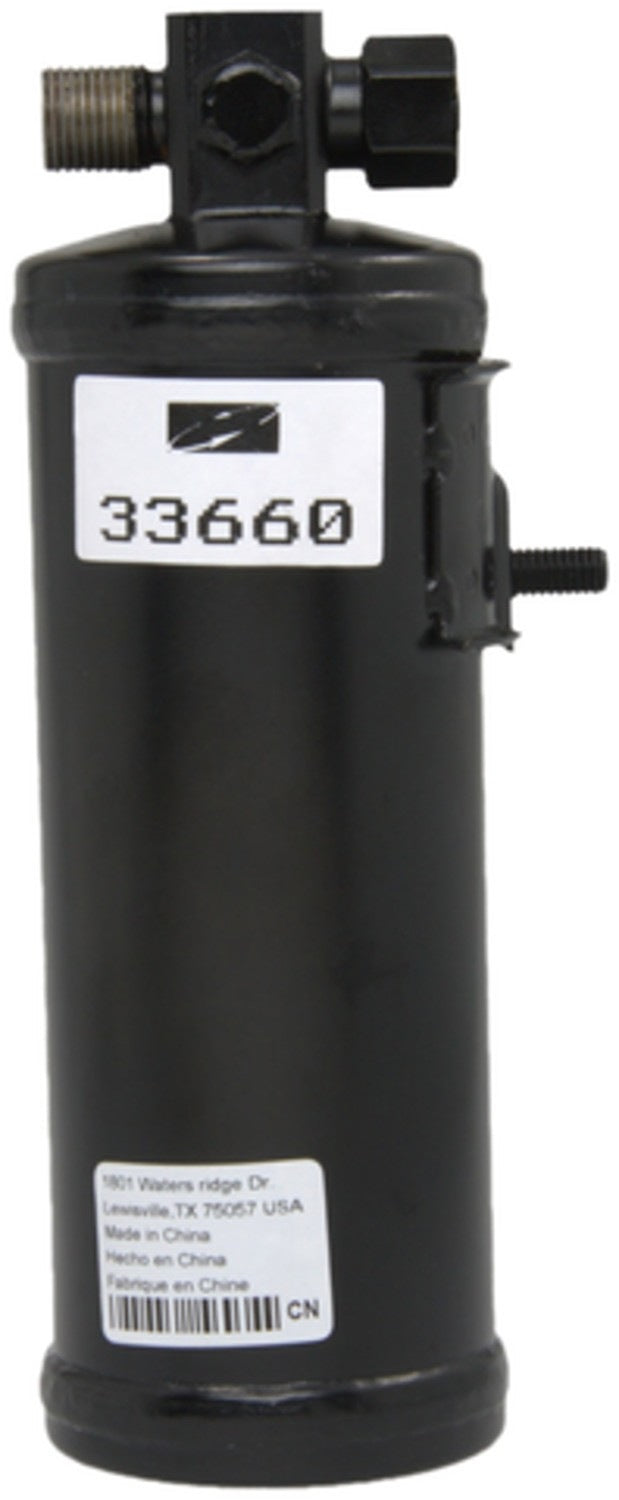 Front View of A/C Receiver Drier FOUR SEASONS 33660