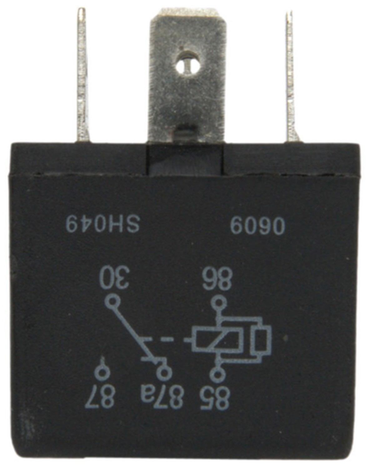 Side View of A/C Condenser Fan Motor Relay FOUR SEASONS 35928