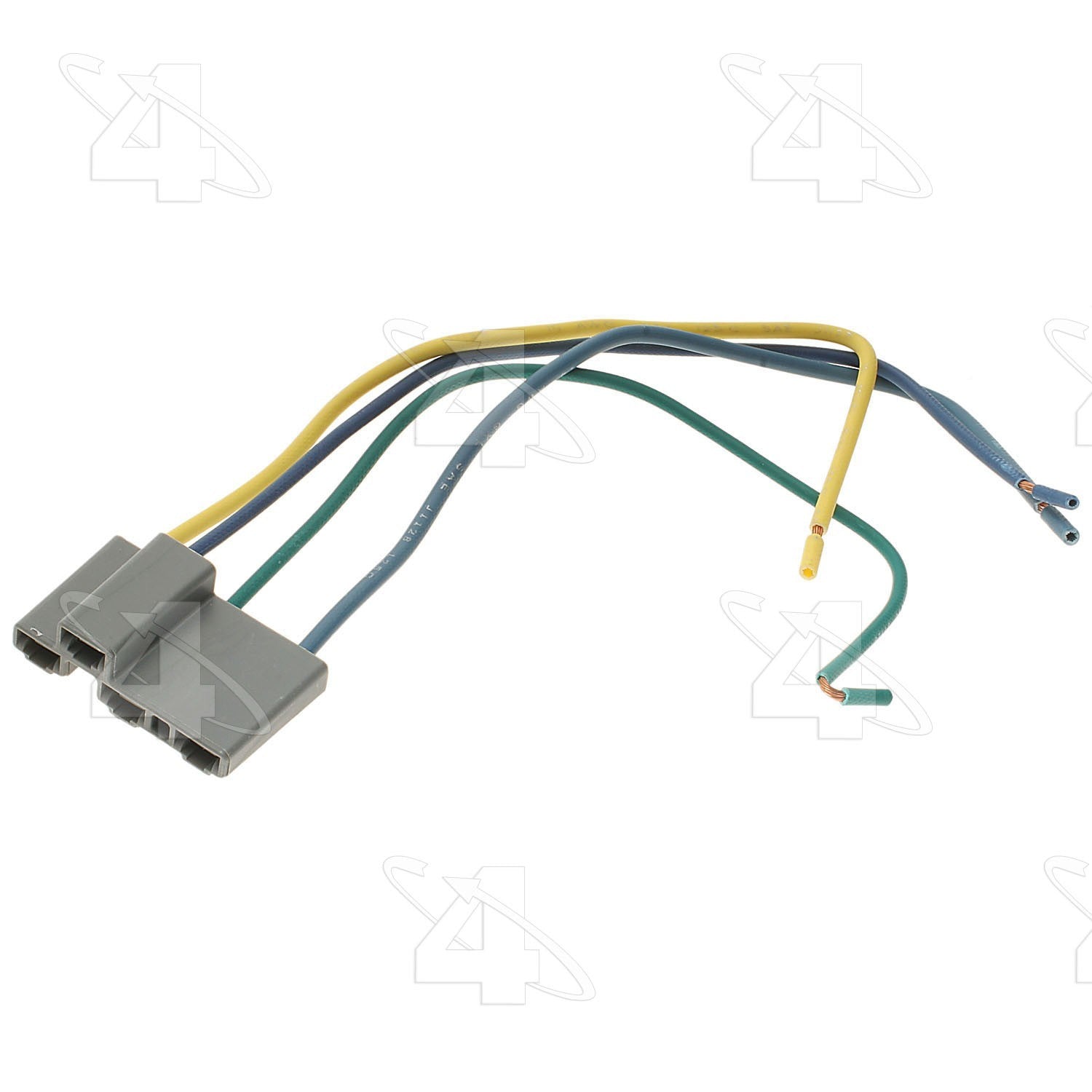 Front View of HVAC Blower Motor Resistor Harness FOUR SEASONS 37254