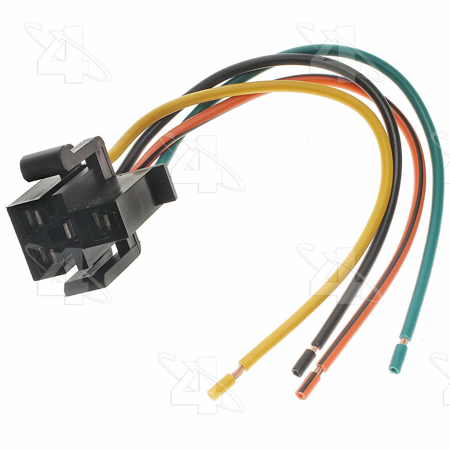 Front View of HVAC Blower Motor Resistor Harness FOUR SEASONS 37262