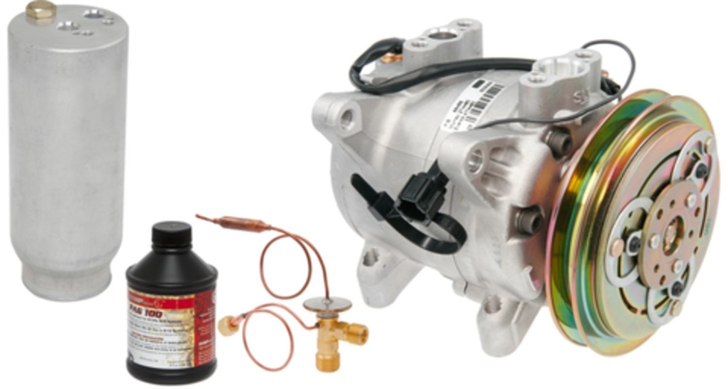 Angle View of A/C Compressor and Component Kit FOUR SEASONS 3867NK