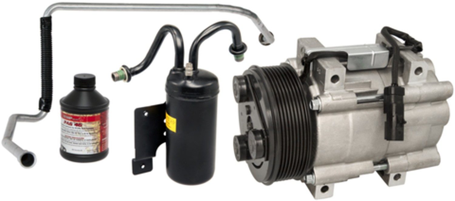 Angle View of A/C Compressor and Component Kit FOUR SEASONS 4343NK