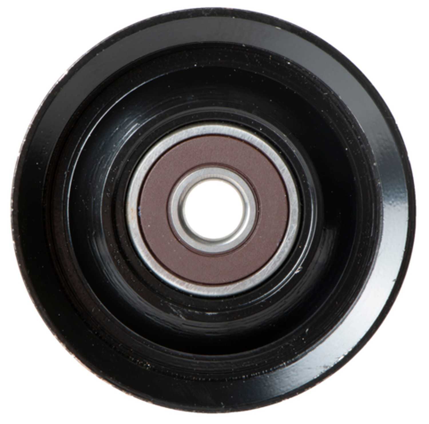 Front View of Accessory Drive Belt Idler Pulley FOUR SEASONS 45002