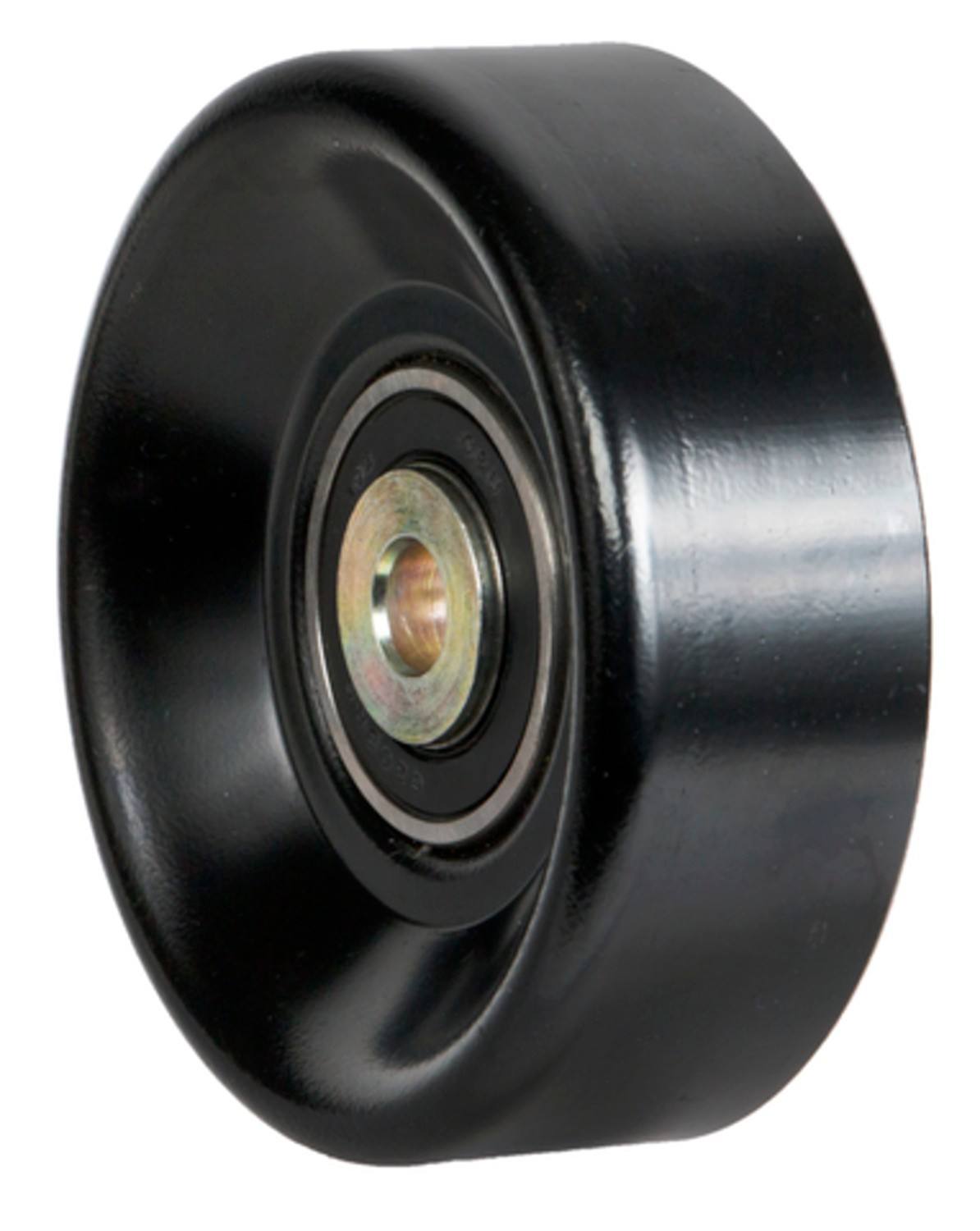 Angle View of Accessory Drive Belt Idler Pulley FOUR SEASONS 45018