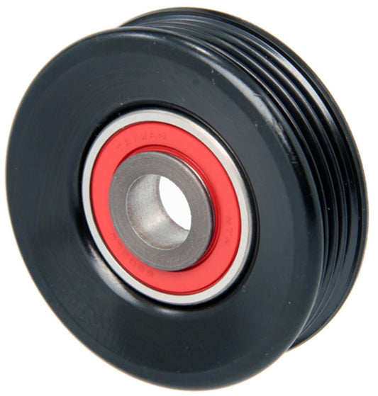 Angle View of Accessory Drive Belt Idler Pulley FOUR SEASONS 45024