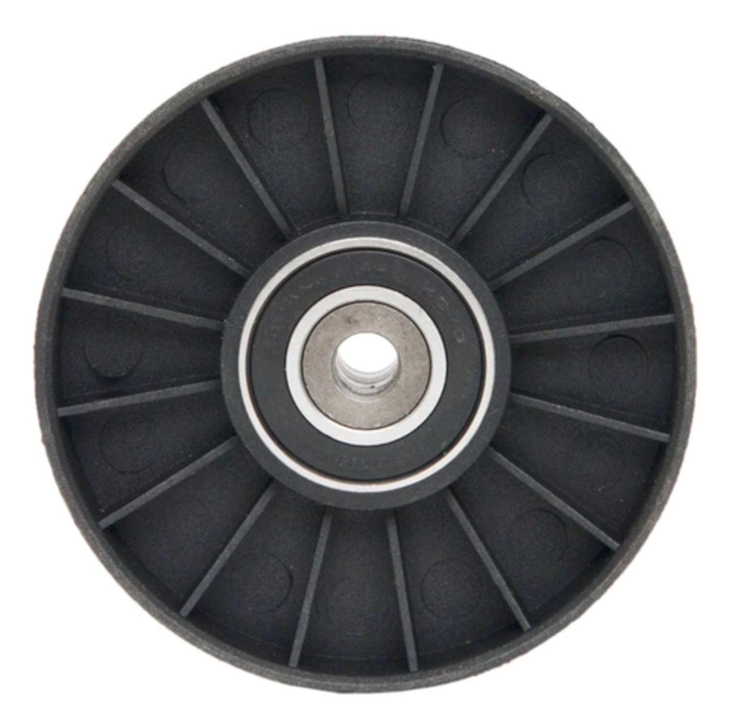 Front View of Accessory Drive Belt Idler Pulley FOUR SEASONS 45033