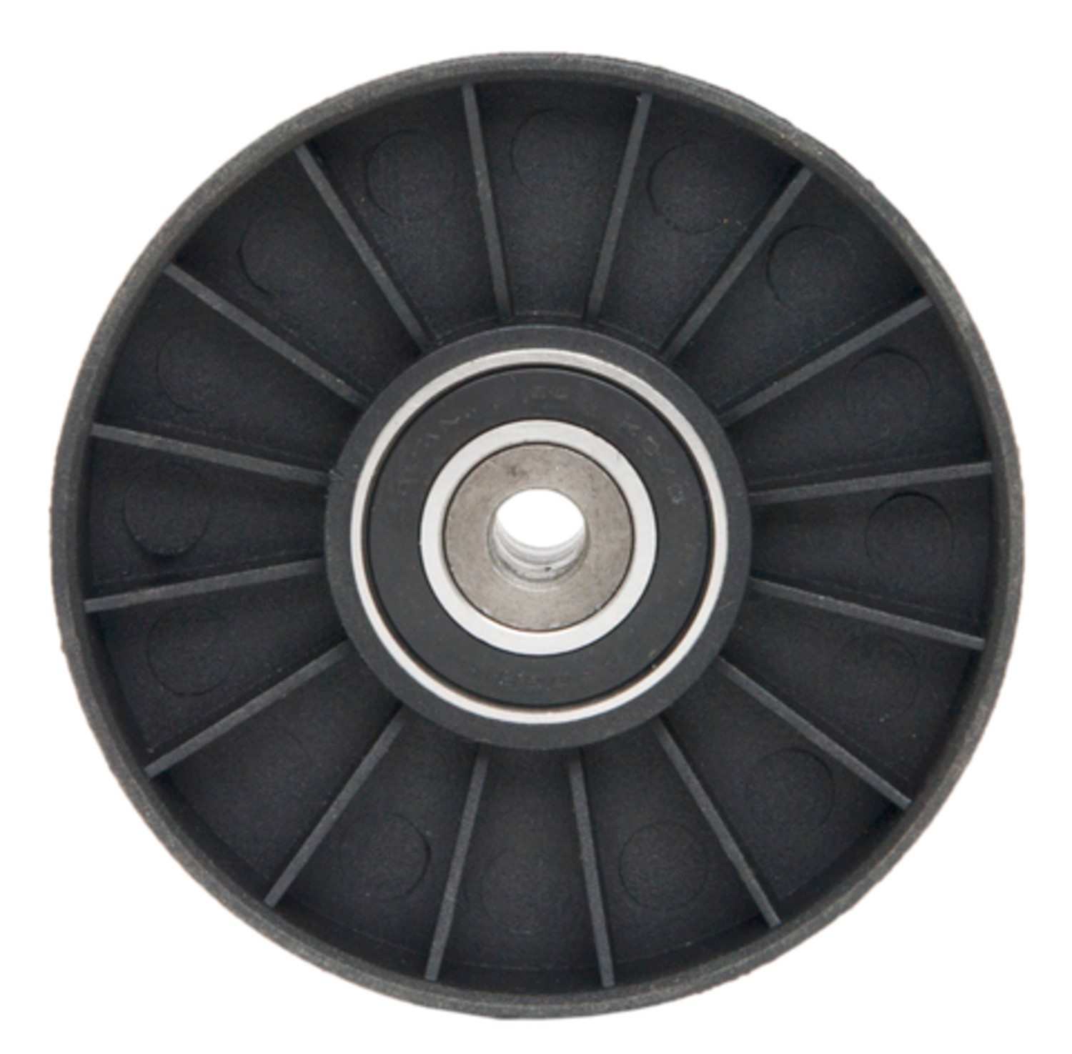 Front View of Accessory Drive Belt Idler Pulley FOUR SEASONS 45033