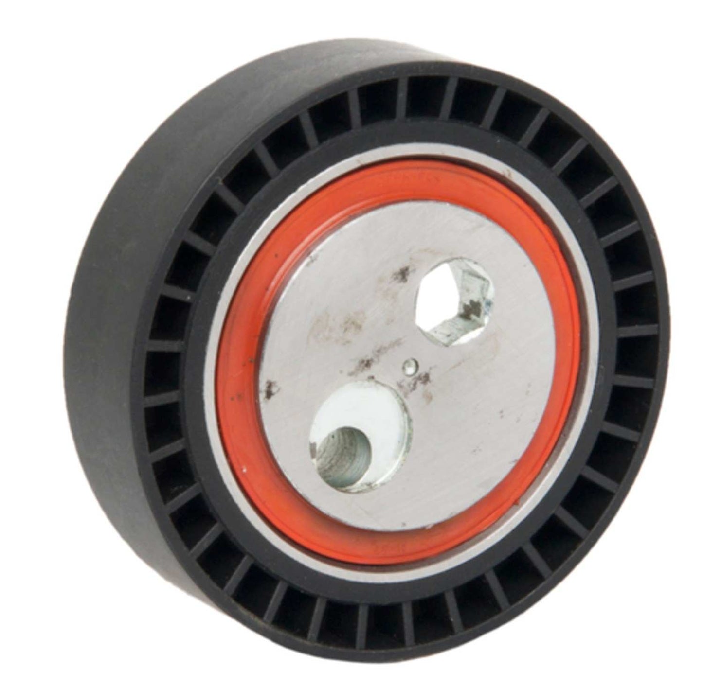 Angle View of Accessory Drive Belt Idler Pulley FOUR SEASONS 45053