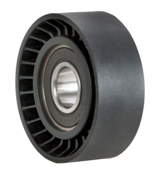 Angle View of Upper Accessory Drive Belt Idler Pulley FOUR SEASONS 45076