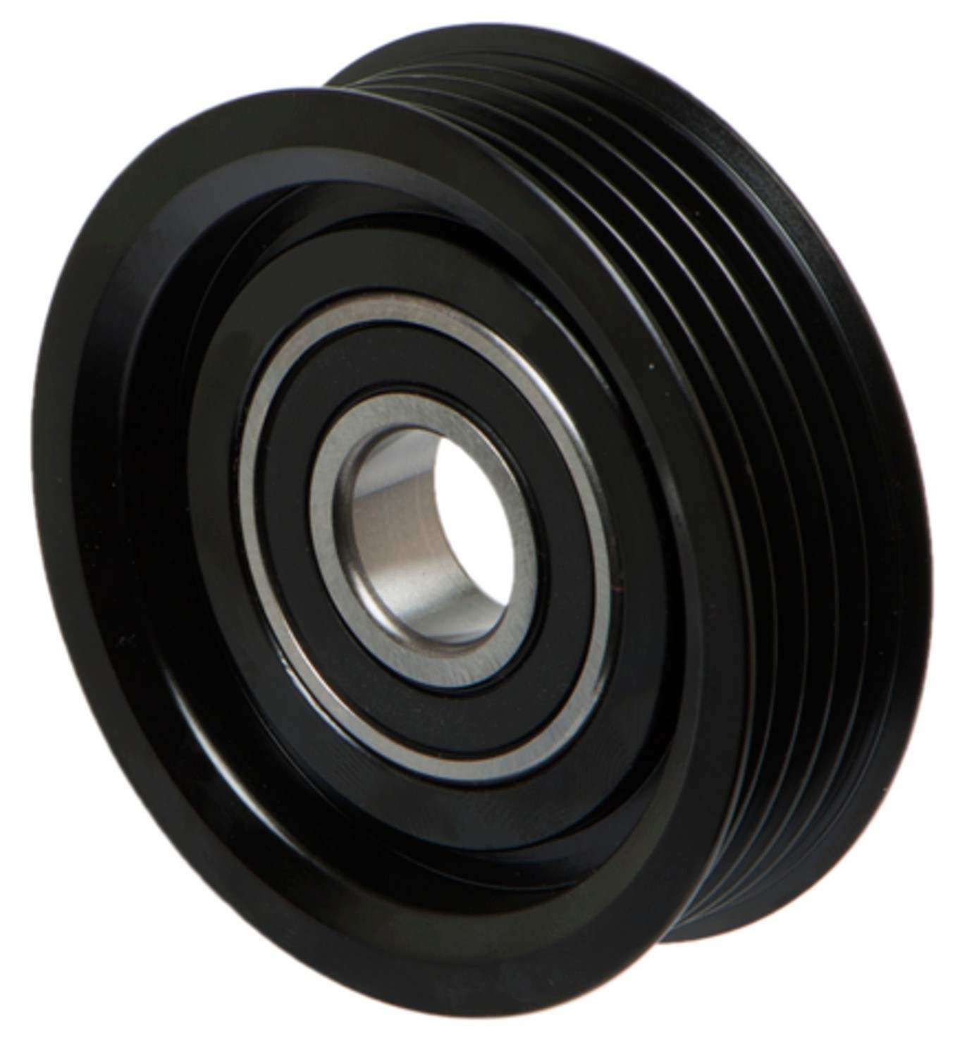 Angle View of Accessory Drive Belt Idler Pulley FOUR SEASONS 45080