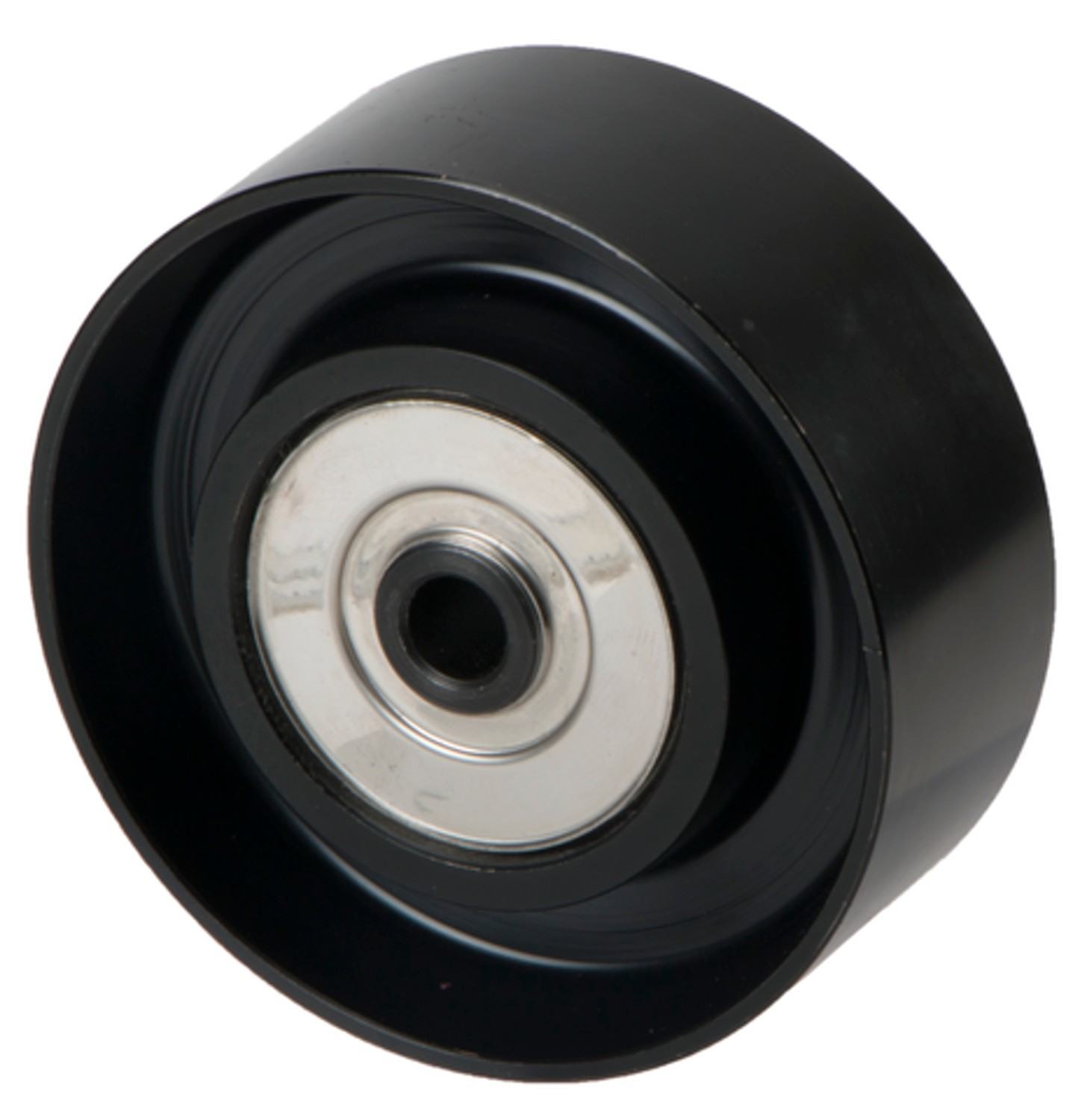 Angle View of Upper Accessory Drive Belt Idler Pulley FOUR SEASONS 45081