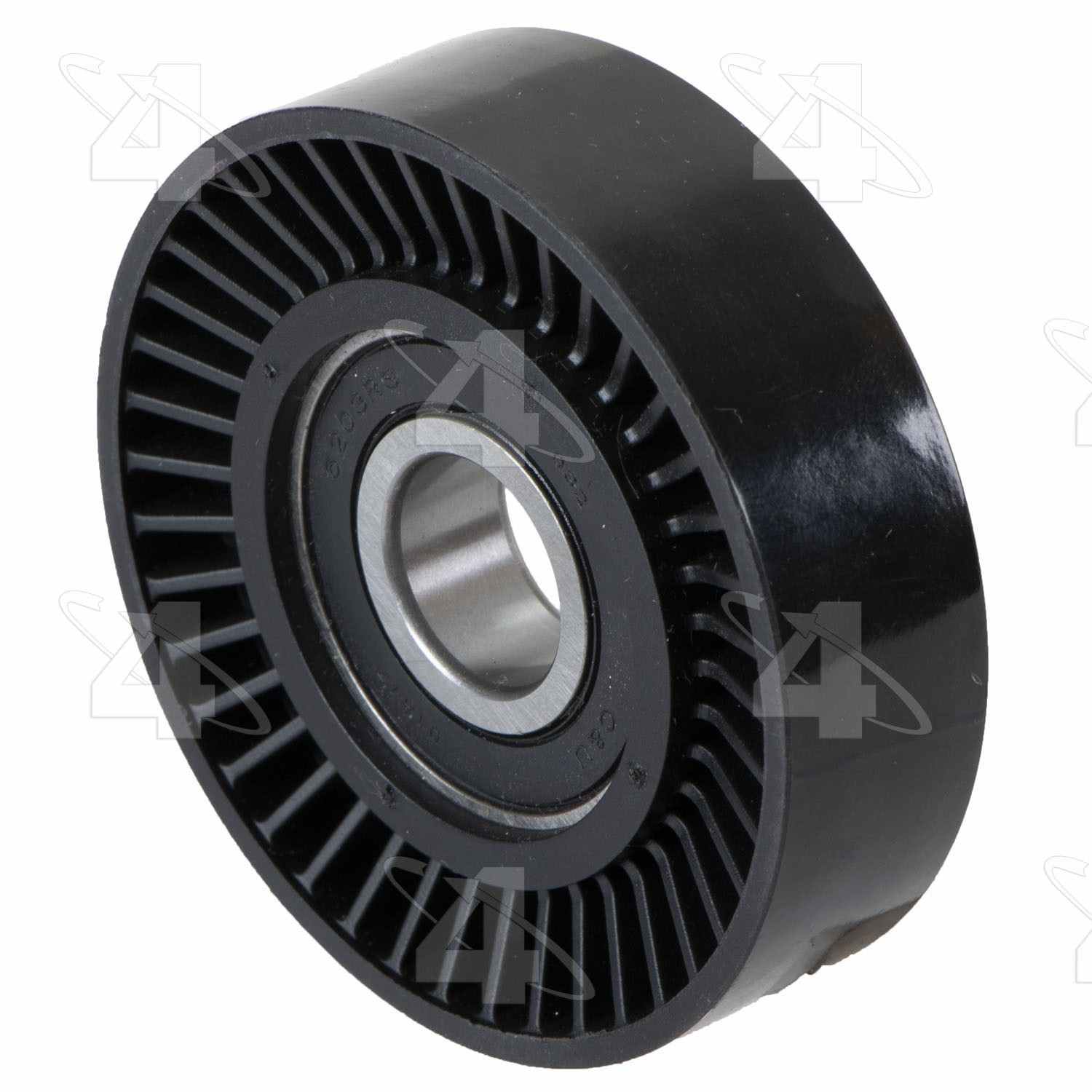 Front View of Accessory Drive Belt Tensioner Pulley FOUR SEASONS 45088