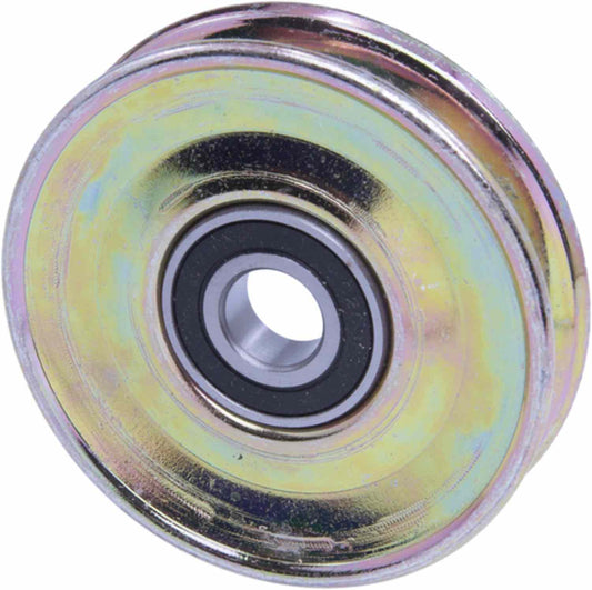 Angle View of Accessory Drive Belt Idler Pulley FOUR SEASONS 45900