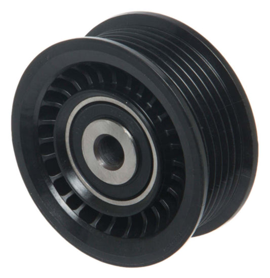 Angle View of Left Accessory Drive Belt Idler Pulley FOUR SEASONS 45909