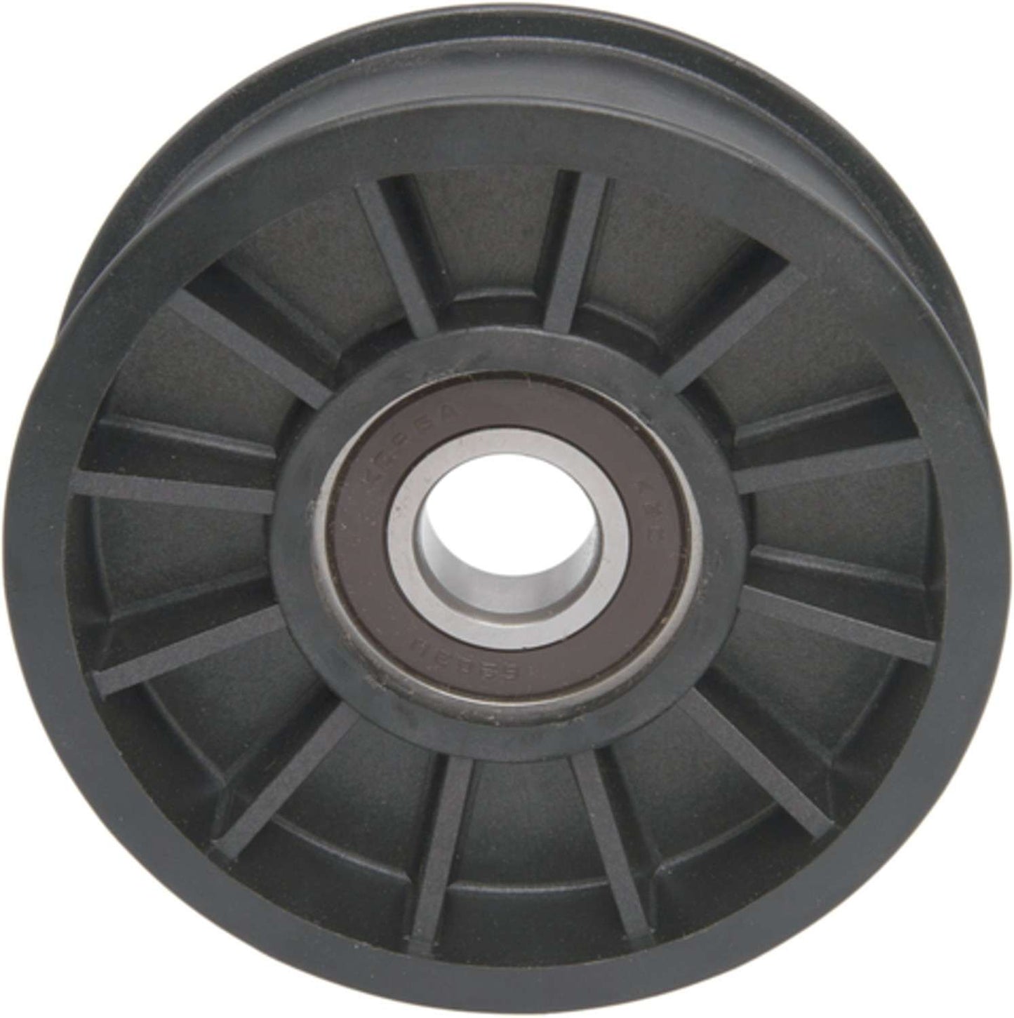 Front View of Accessory Drive Belt Tensioner Pulley FOUR SEASONS 45970