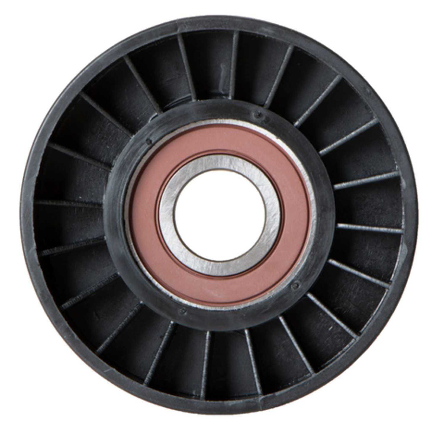 Front View of Accessory Drive Belt Tensioner Pulley FOUR SEASONS 45972