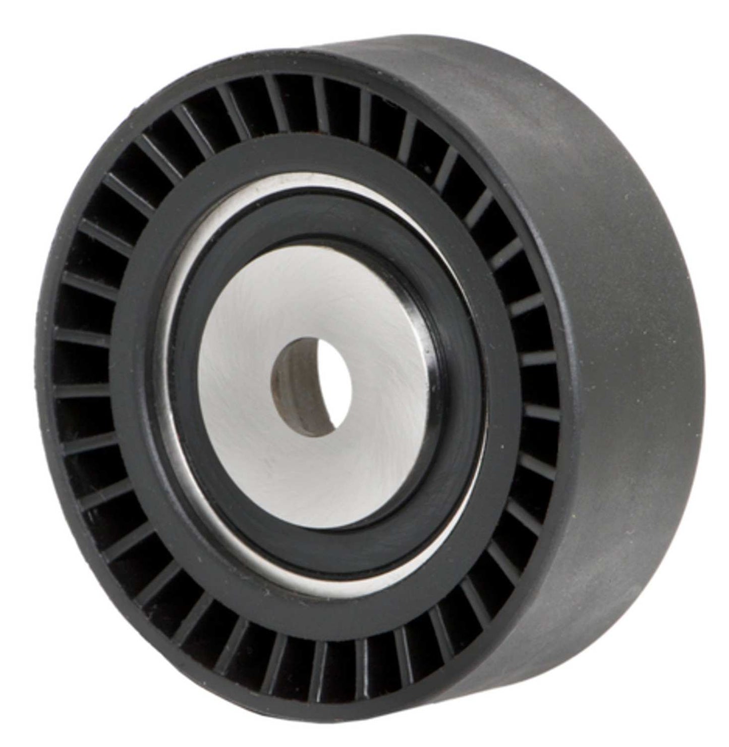 Angle View of Accessory Drive Belt Idler Pulley FOUR SEASONS 45983