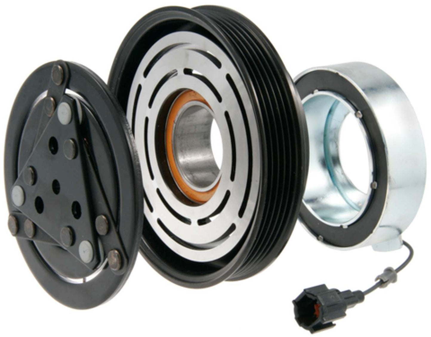 Angle View of A/C Compressor Clutch FOUR SEASONS 47523