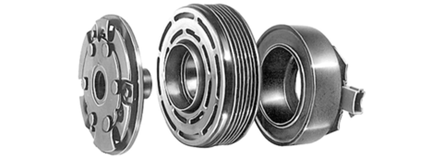 Angle View of A/C Compressor Clutch FOUR SEASONS 47854