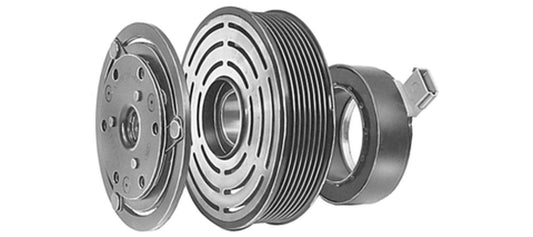 Angle View of A/C Compressor Clutch FOUR SEASONS 47868