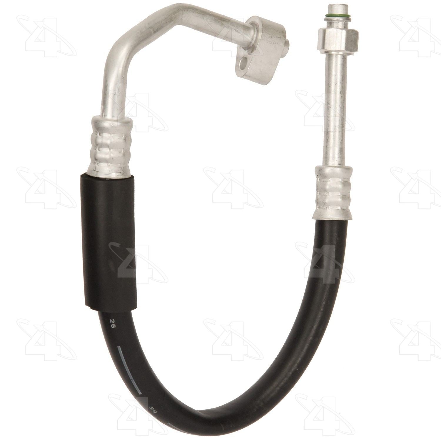 Front View of A/C Refrigerant Suction Hose FOUR SEASONS 55055