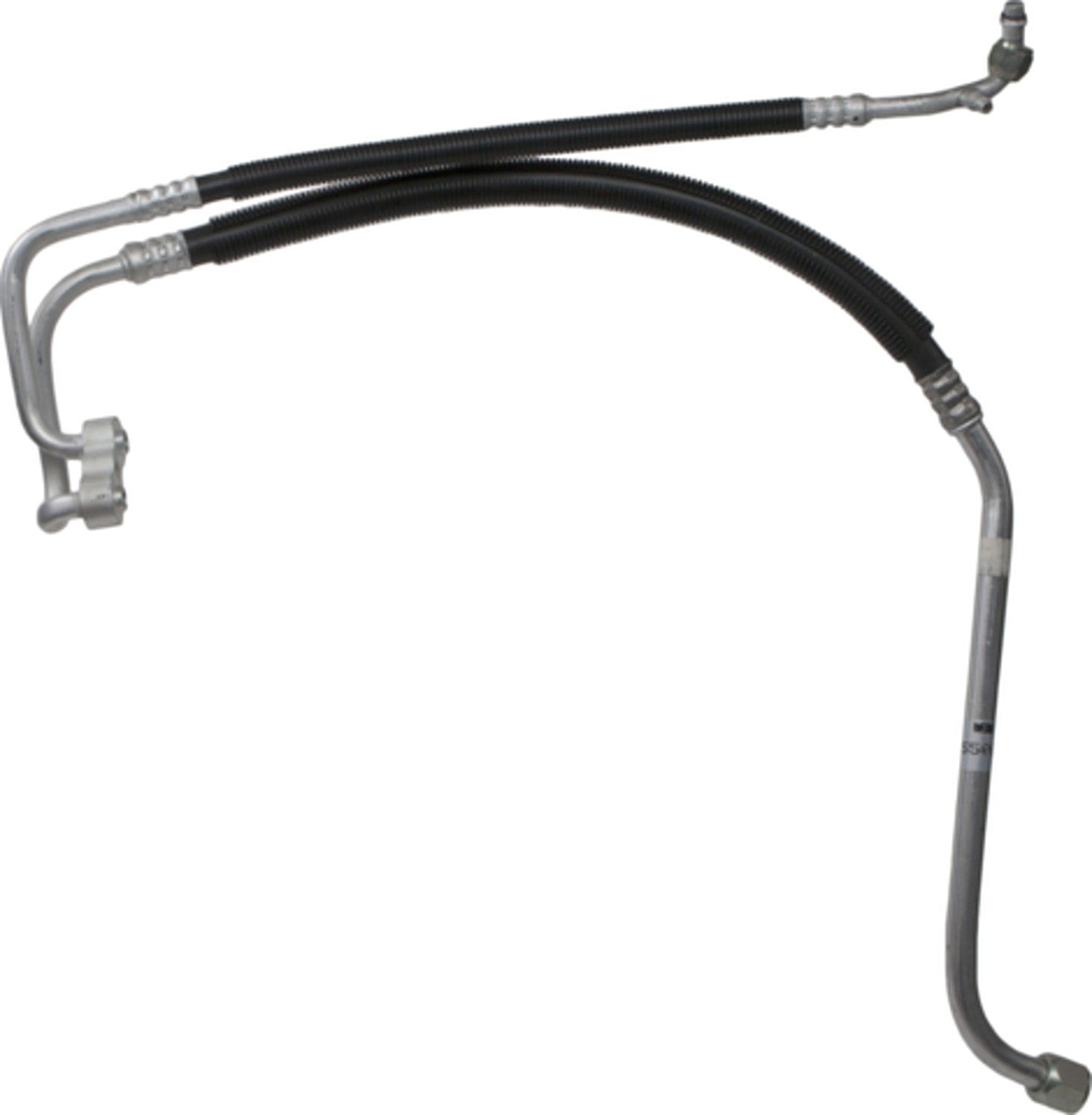 Angle View of A/C Refrigerant Discharge / Suction Hose Assembly FOUR SEASONS 55064