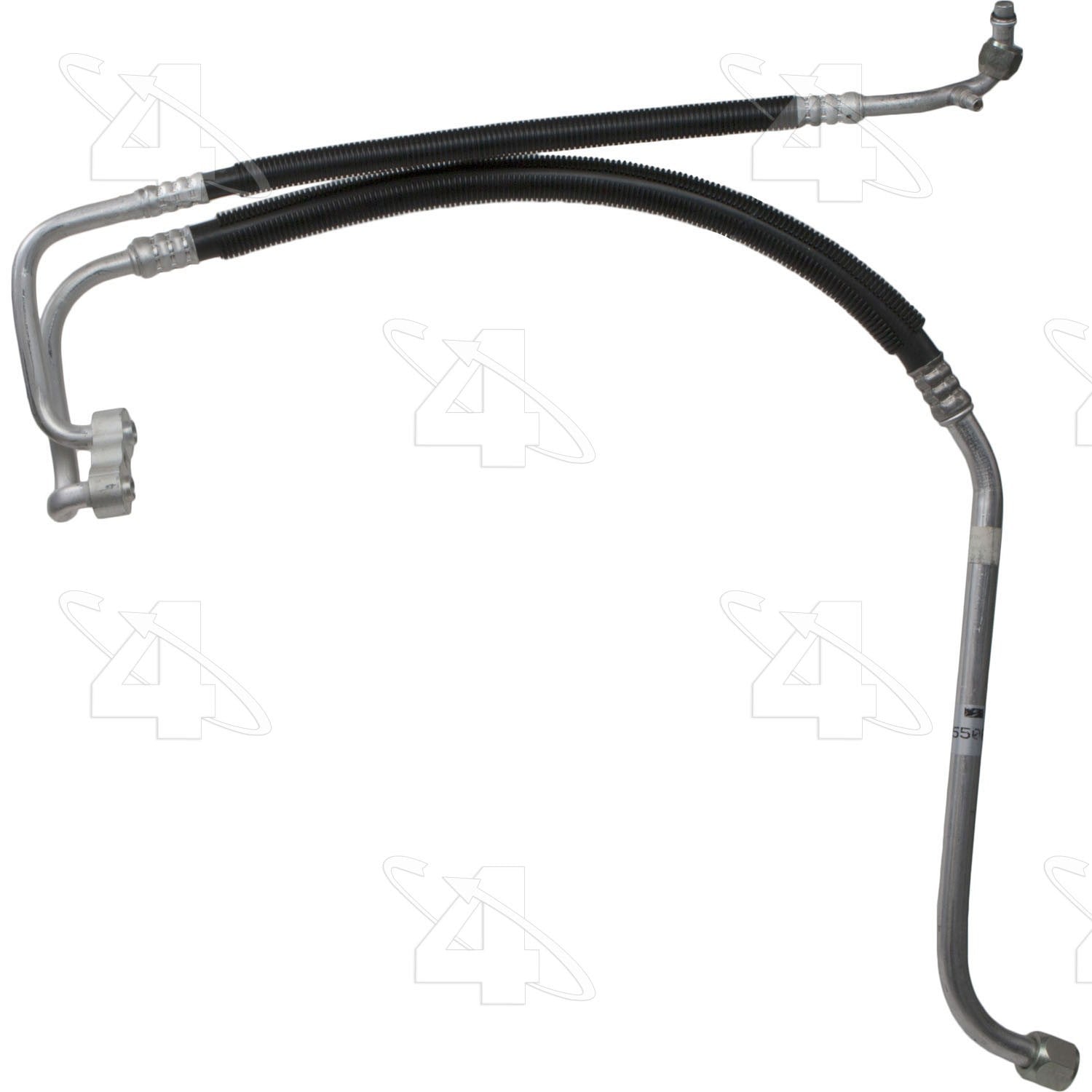 Front View of A/C Refrigerant Discharge / Suction Hose Assembly FOUR SEASONS 55064