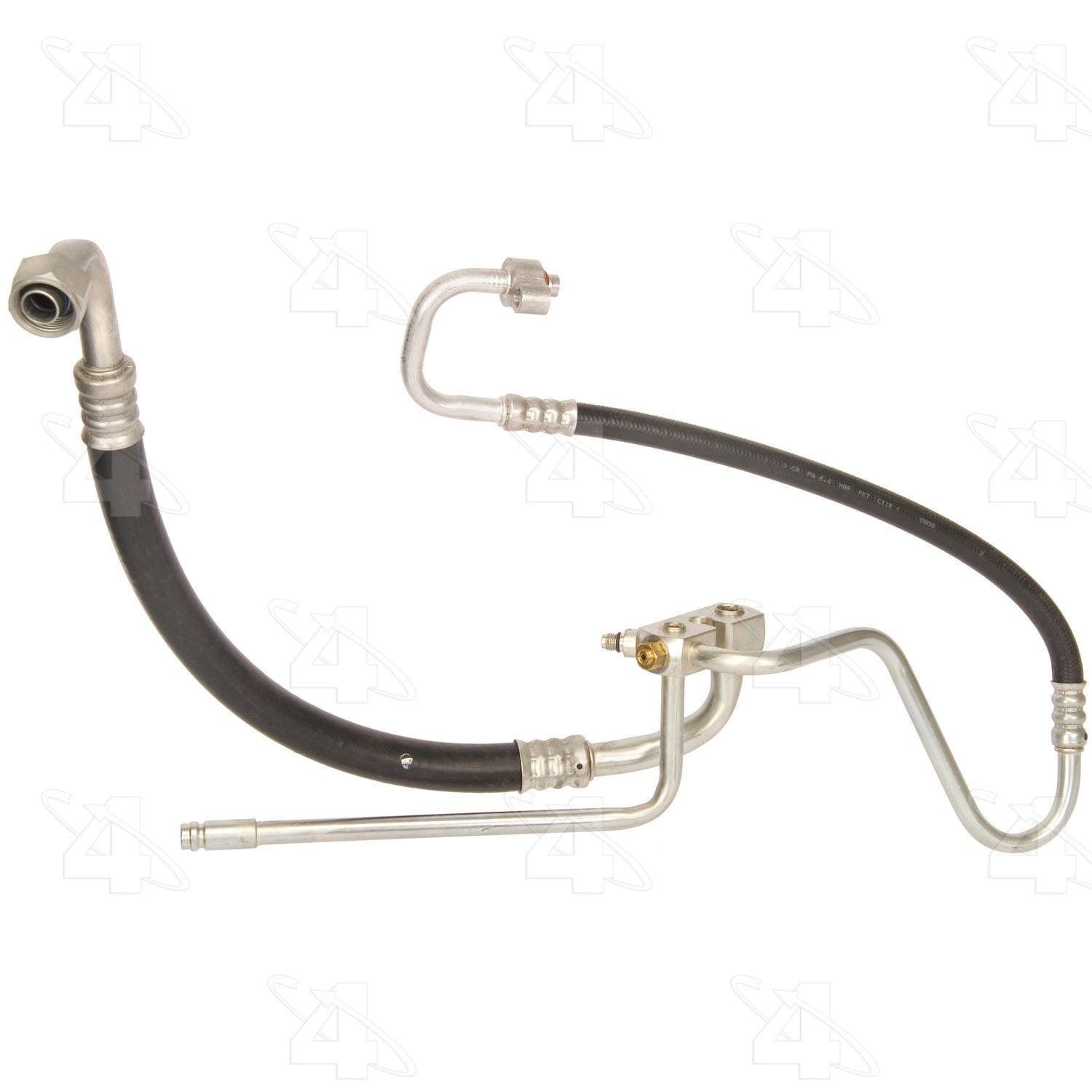 Front View of A/C Refrigerant Discharge / Suction Hose Assembly FOUR SEASONS 55069