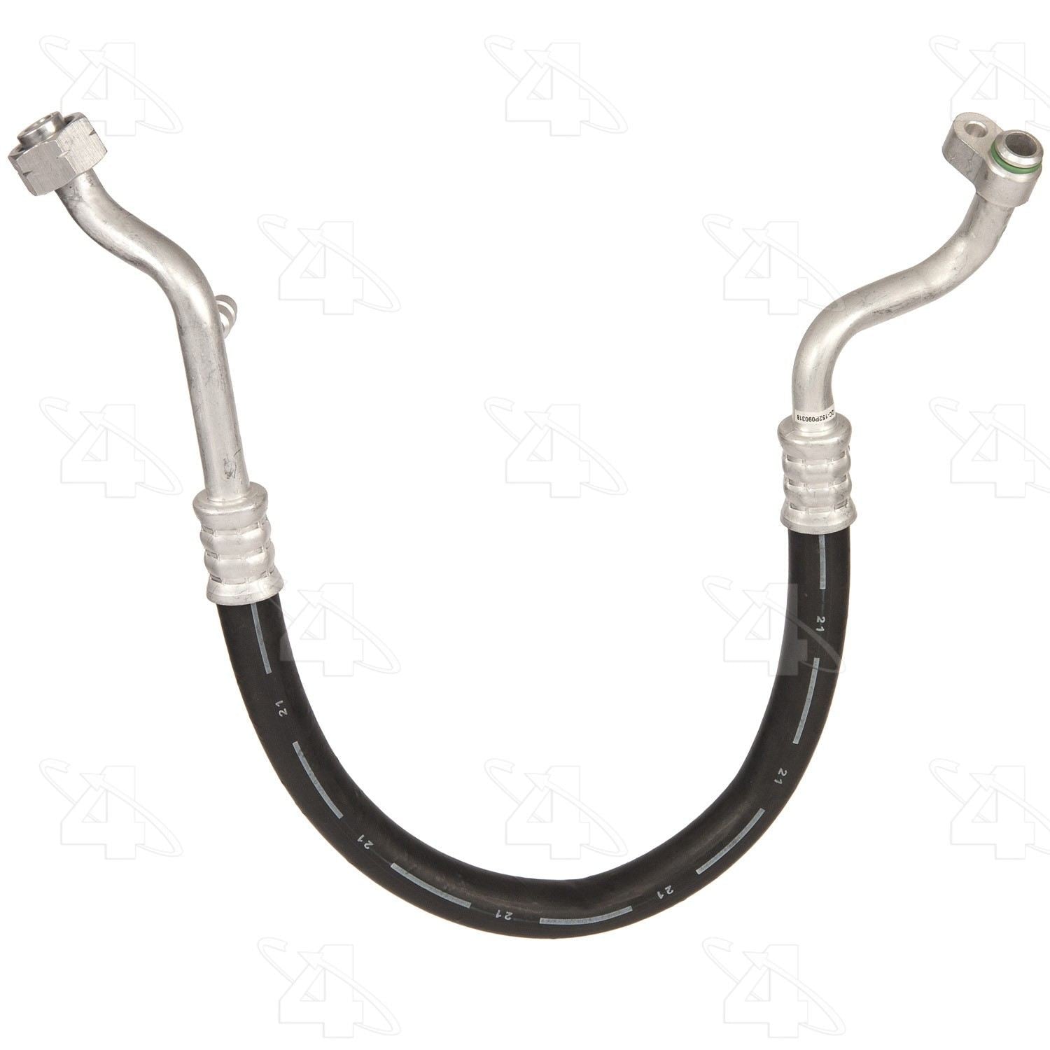 Front View of A/C Refrigerant Suction Hose FOUR SEASONS 55084