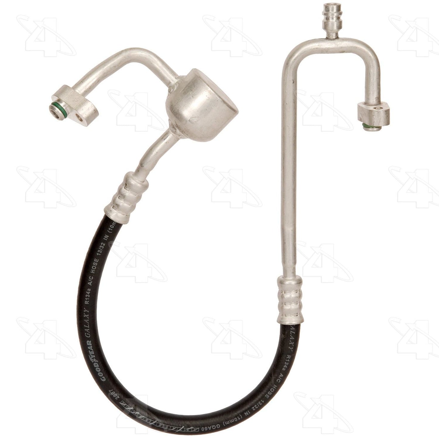 Front View of A/C Refrigerant Discharge Hose FOUR SEASONS 55153