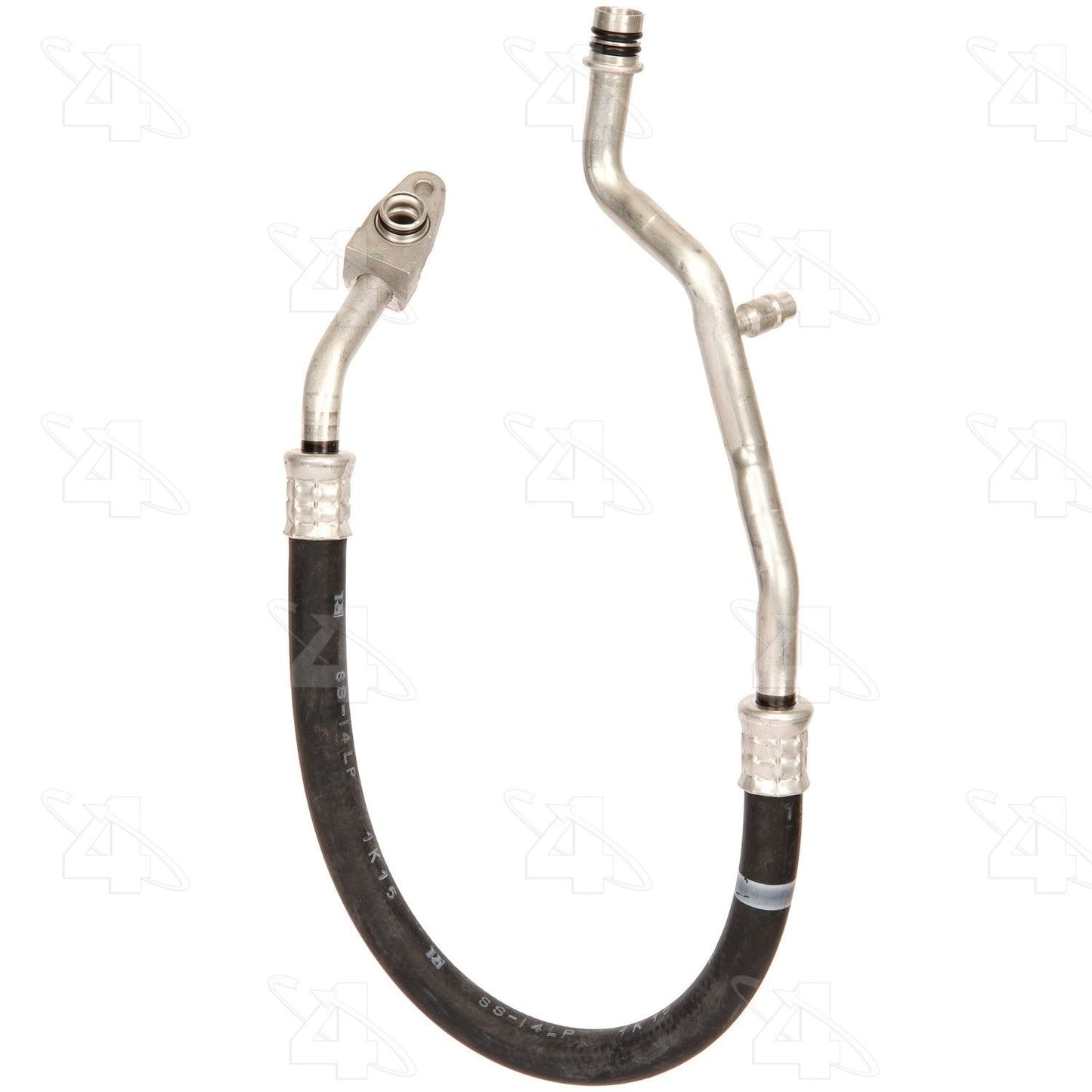 Front View of A/C Refrigerant Suction Hose FOUR SEASONS 55157